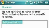The first time you run the Bluetooth Keyboard Driver on your Windows Mobile device, you ll see a prompt to