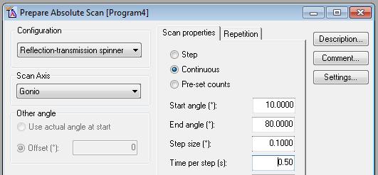 X. Editing Measurement Program 1/1 The following steps are for EDITING