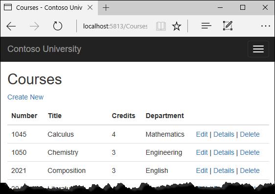 2 Create an Instructors page that shows Courses and Enrollments In this section you'll