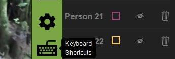 KEYBOARD SHORTCUTS The keyboard can be used to access many of the features of the redaction tool.