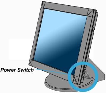 Press and hold the power switch