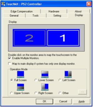 3.5. Display TouchKit driver utility supports multiple monitor and display system.