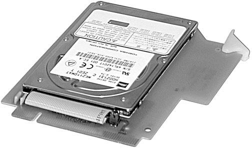 Controllers Mass Memory 11.1.1 Hard Disks A silicon disk (PC card, Compact flash) is required in environments with vibration and shock.