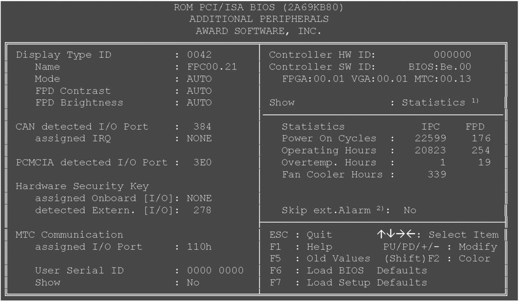 Software BIOS for System Unit with Socket 370 3.