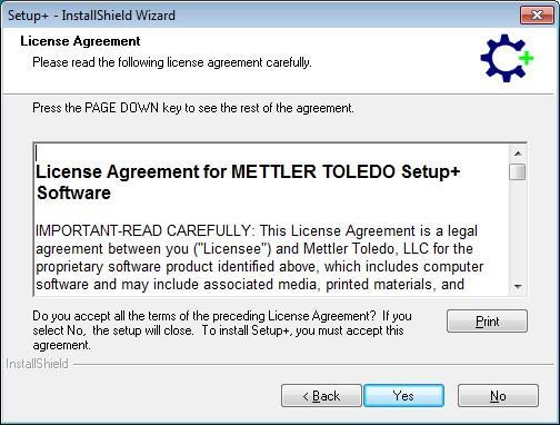 The script leads through a series of dialog windows for the installation process, giving several