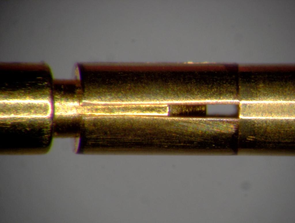 Example: slotted connector cross section METAS Juerg