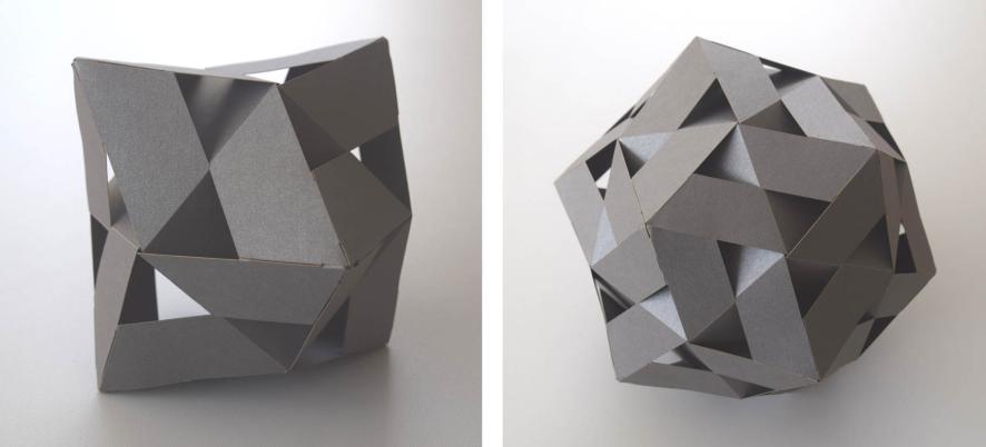 Figure 10: Building the elevated cube Figure 11: Models of the elevated cube and elevated
