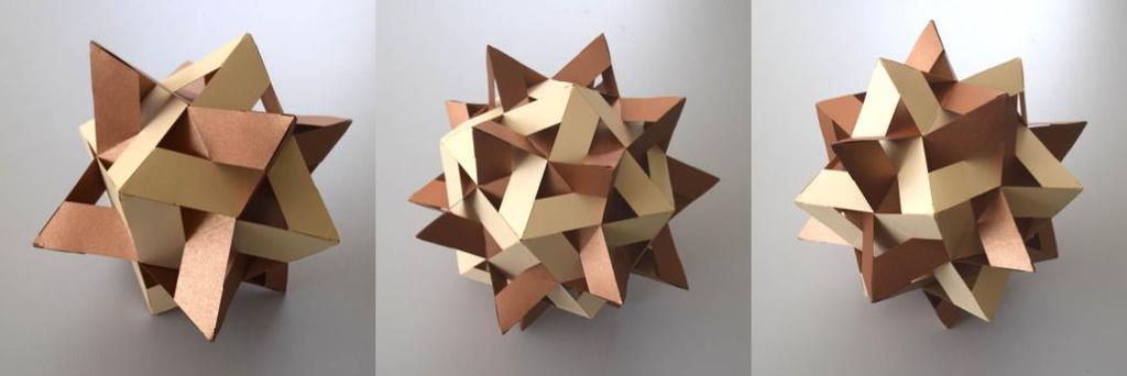 And besides these three Archimedean elevations we can also build the stellated snubcube, the elevated snubdodecahedron and the elevated rhombicosidodecahedron.