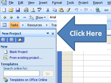Page 15 - Project 2007 Foundation Level Closing Microsoft Project Click on the Close icon, shaped like a small cross at the top-right of the Microsoft Project window or use the keyboard shortcut