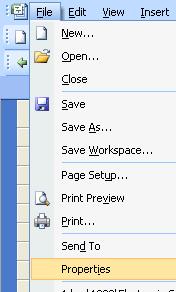 Page 23 - Project 2007 Foundation Level Setting up a Project File Properties Open Microsoft Project 2007 and by default a blank project is displayed.