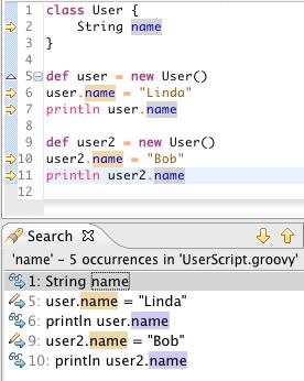 Better inferencing for Generics Groovy-Eclipse now recognizes more complex forms of generics to help seed type inferencing.