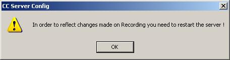 Inside the Recording Type section, choose the type of PRI23 recording you prefer: ALaw Recording Europe CODEC format ULaw Recording US CODEC format To set a recording type, choose the Rec Type