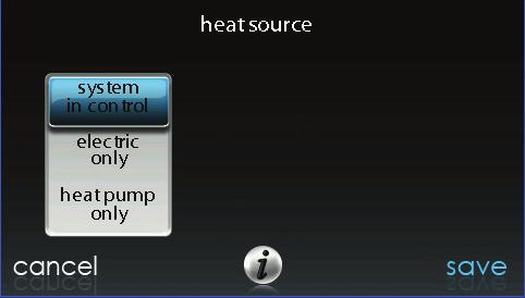 elect the desired temperature units, either F for Fahrenheit, or Cfor Celsius and touch AVE.