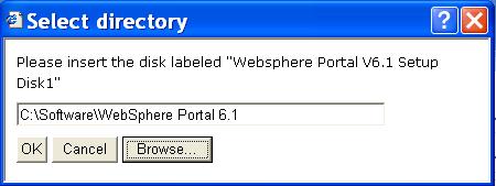 38. Click OK. The WebSphere Portal 6.1 Installer will start. Be patient while the installer launches. 39. On the Welcome screen click Next. 40.