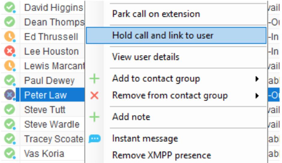 MANAGE MULTIPLE CALLS» To manage a particular cal icking it in the Active Call Window. If there is only one call in the list it will be selected automatically.