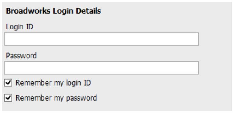Enter the Login ID and Password credentials you received from the Service Provider. (see fig. 1) 2. Click to place checks in the boxes to Remember Login ID and Password for future access, as desired.