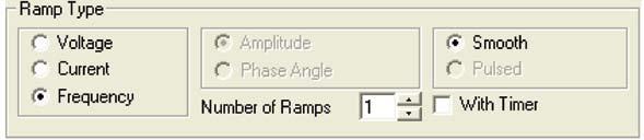 Ramp F6TesT Allows testing of relay pickup and dropout of current, voltage, frequency, phase angle and V/Hz