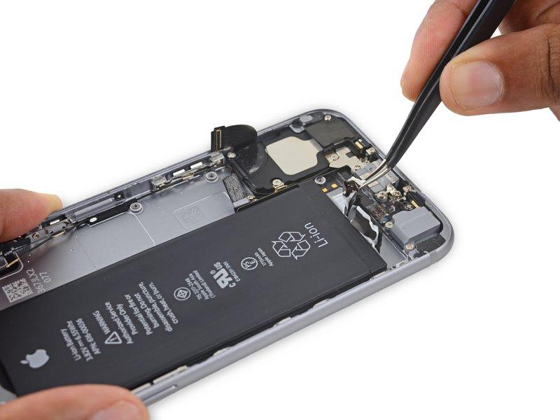 battery adhesive strips at the lower edge of