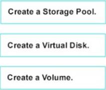 Question No: 5 You have a server that runs Windows Server 2016. The server contains a storage pool named Pool! Pool1 contains five physical disks named Disk1, Disk2, Disk3, Disk4. and Disk5.
