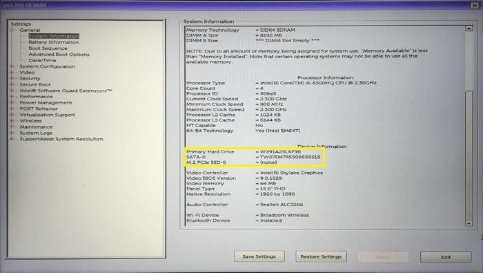 Identifying the Hard Drive in the BIOS 1 Turn on or restart your laptop.