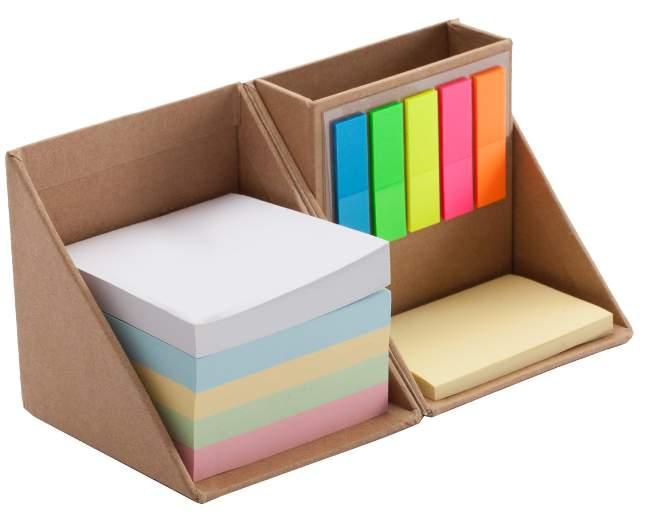 Inside: 80 g wood-free paper 270 sheets each side, PET: 0.05 mm thick, each pad 25 sheets.
