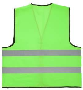 R17771.55 Safety vest L size Polyester L size (W68 x L64 cm) safety vest. This product should not be identified with products as per 89/686/EEC Directive on Personal Protective Equipment.