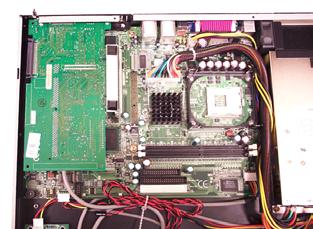 Insert riser card, which has a PCI add-on card already as in figure 2-2 into first PCI slot of
