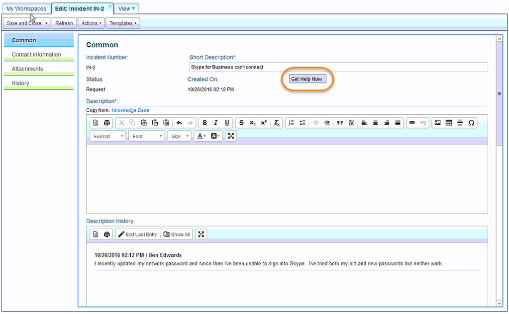 Jump to Configuration Item Support staff can leverage BeyondTrust Jump Technology to access a configuration item associated with a ticket directly from the FootPrints ticket.
