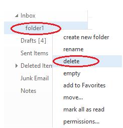 9.4 Create a New Tasks Folder 1. In the Navigation Pane, click Tasks. 2. Right click on My Tasks on the panel found on the left hand side. Then click on create new folder. 3.