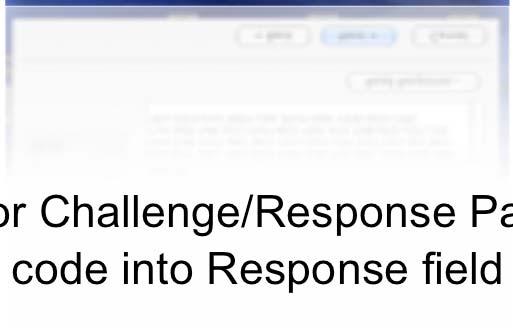 Paste the Response code into the Response field and click on