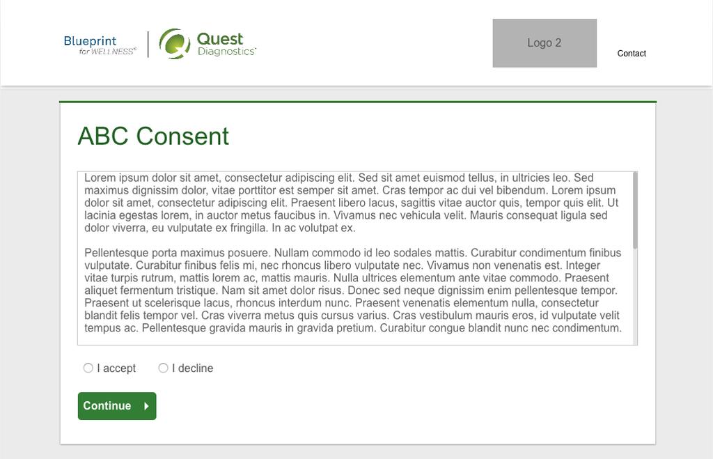 If custom consent is required for your program, you will need to read