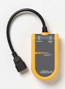 accessories Fluke VR1710 Power Quality Recorder Fast and easy recording of voltage trends, dropouts and power quality to easily pinpoint the root cause of single phase voltage problems Min, Max,