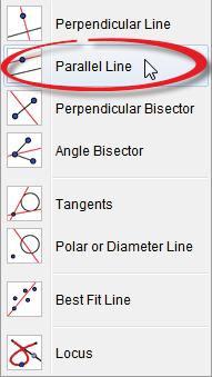 Select the New Point from the Construction Tools and click anywhere (it can be on