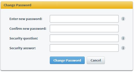 3. Enter a new password. Enter it again for confirmation.