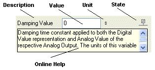 3. Parameter Component The display and editing of parameter values is offered in accordance with the DTM Styleguide (see /2/).