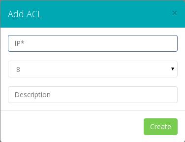 2. Config 2.1 ACL List SureTel will accept calls from only those IP Node(or Addresses) which are specified in ACL list.