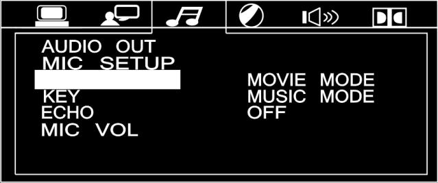 C. Audio Setup Includes: 01) Audio Out In the Audio Out menu you can set up the digital sound format that comes from the coaxial or optical output on the rear panel.