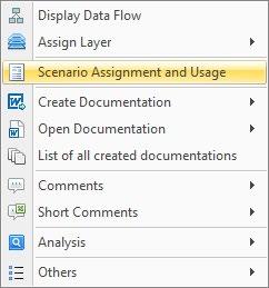Docu Performer SCENARIOS 4 Assigning Entities to a Scenario SAP entities can also be inserted into a Scenario from outside the Scenario Designer.