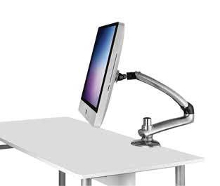Freedom Arm for imac Free up your desk space with Ergotech s articulating monitor arms! The Freedom Arm for imac easily mounts to any standard desk allowing you to free up valuable desk space.