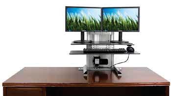 One-Touch Free Stand Drop Down Keyboard model drops below desk-top The One-Touch Free Stand is a
