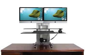 One-Touch Ultra PC or imac Ergotech s One-Touch Ultra is an innovative electric powered monitor mounting sit