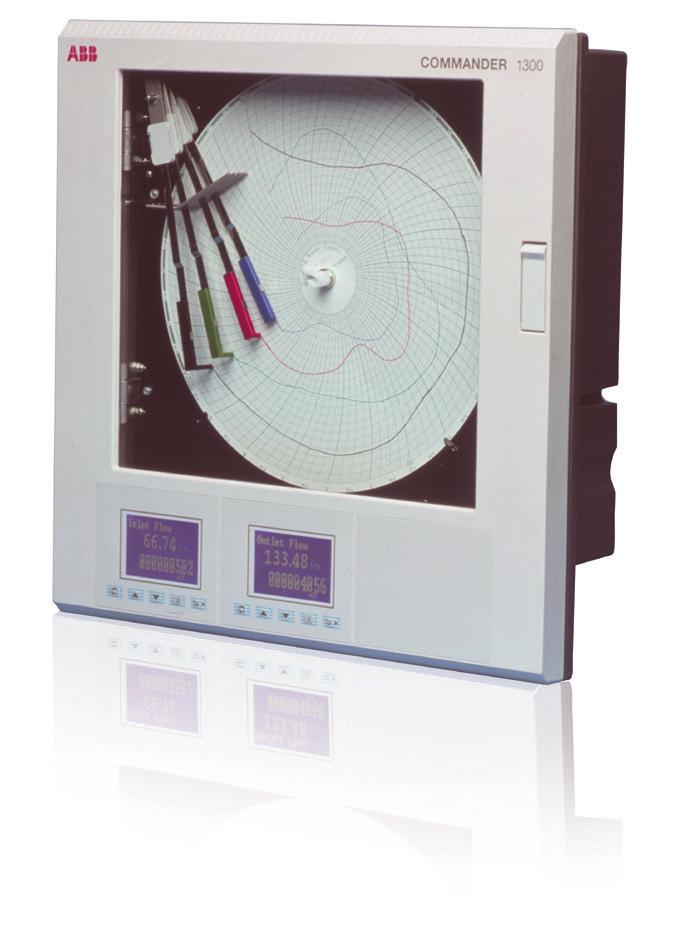 C1300 circular chart recorder Adding a new dimension to paper chart recording Building on ABB s successful COMMANDER recorder range, the C1300 provides a powerful and flexible data recorder for many