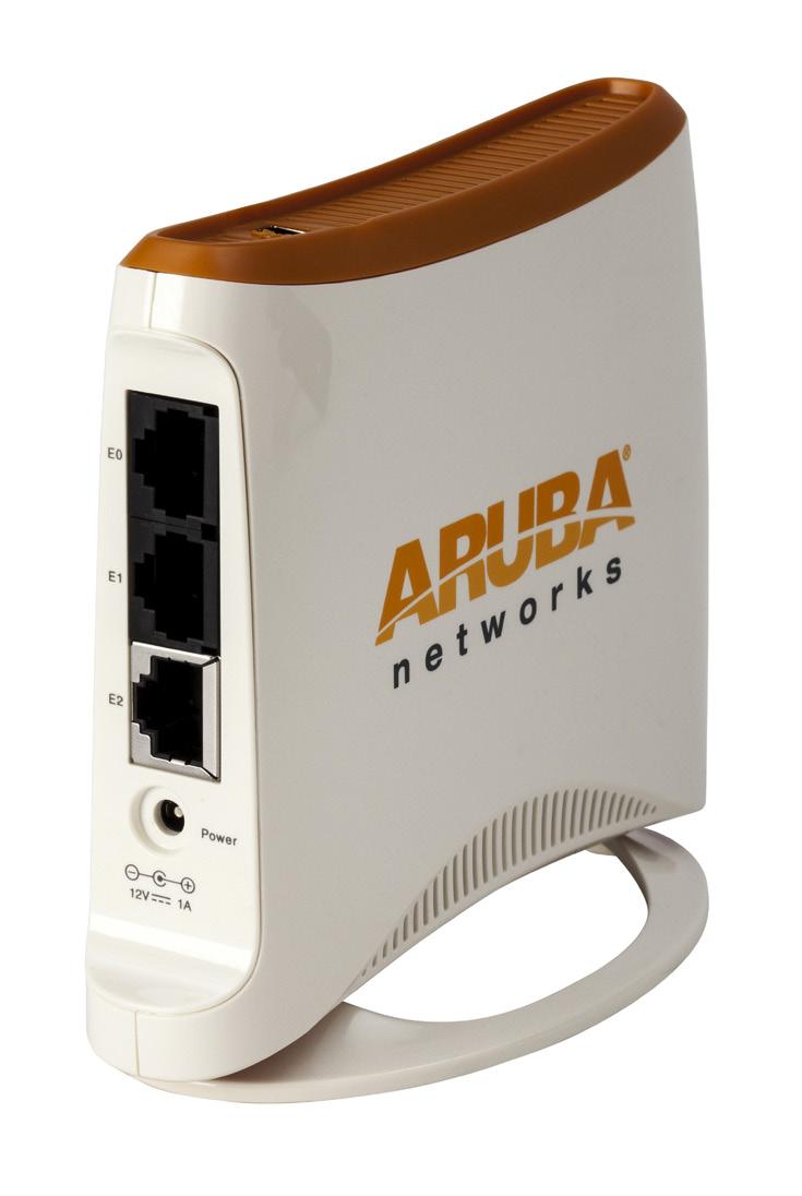 ARUBA RAP-3 REMOTE ACCESS POINT High-performance wireless and wired networking for branch offices and teleworkers ADVANCED FEATURES Automatic device provisioning, firmware upgrades and inventory