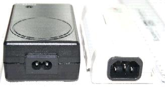 3Com (Black) and PowerDsine (Beige) single mid-span PoE injectors