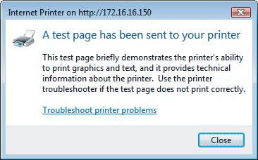 default printer and click [Next].