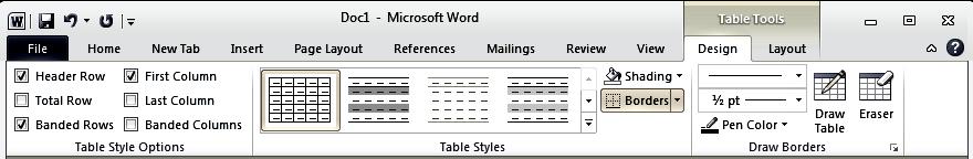 Another Way to Insert a Table for your Calendar Put your cursor where you want your table to be, Select the Insert tab, then Insert Table.