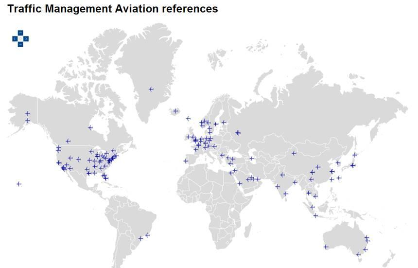 AIR TRAFFIC MANAGEMENT FACTS: 240 systems 120 airports incl 9 of 10 busiest 60 customers in