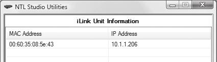Connectivity Troubleshooting: Step 1: Verify the ilink has been assigned an address by the network. a. Place the Documentation and Utilities CD on a computer on the local network.