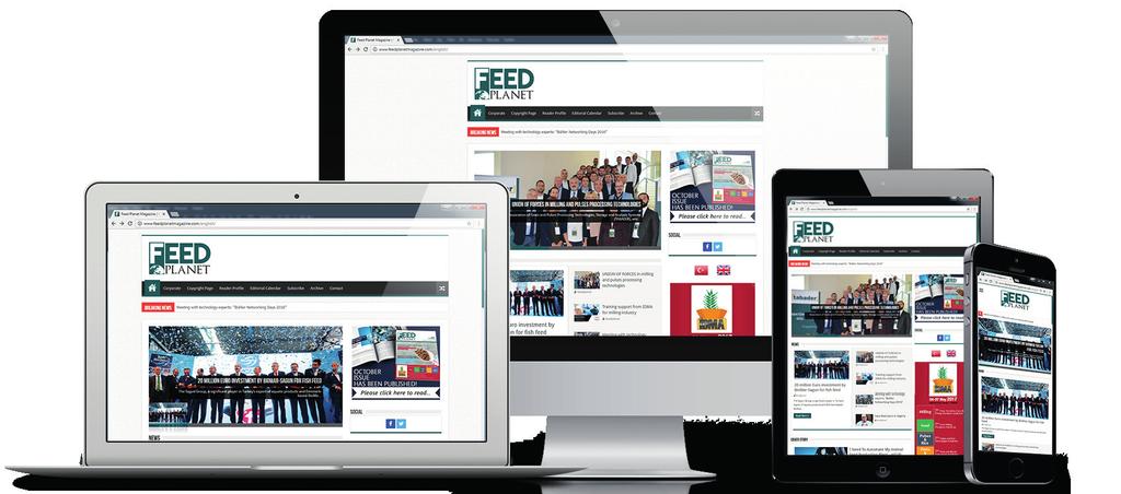 HOW TO FOLLOW THE MAGAZINE? Online Edition You can read FEED PLANET Magazine online edition via www.feedplanetmagazine.