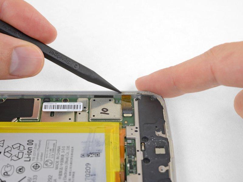 If you're reinstalling your existing display, remove all the old adhesive from that as well.